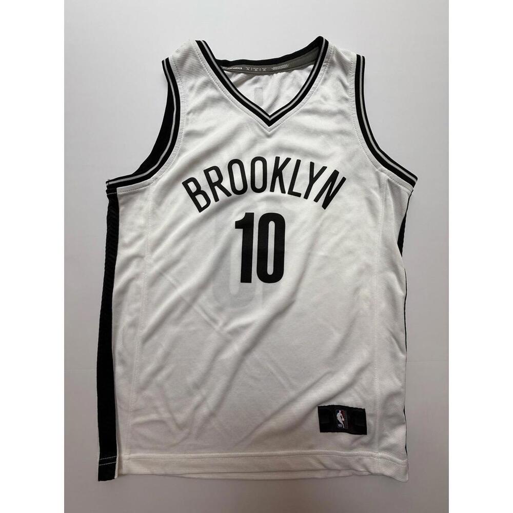 Brooklyn Nets Ben Simmons #10 White Jersey Youth Medium Fanatics NBA Basketball